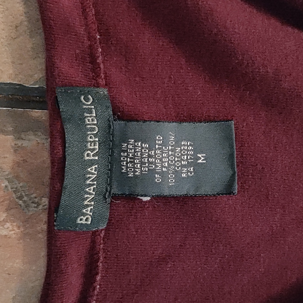 Banana Republic Rich Burgundy Blouse - Picture 2 of 4